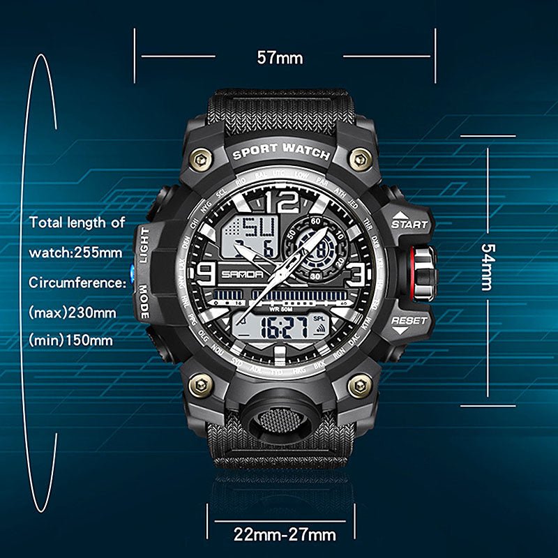 Morrow Mens Water Resistant Multifunction Watch Product Image 08