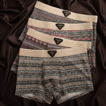 Mosaic Organic Cotton Boxer Briefs Product Image 01