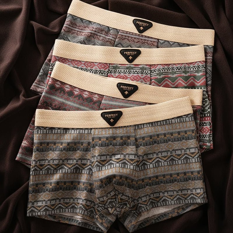 Mosaic Organic Cotton Boxer Briefs Product Image 02