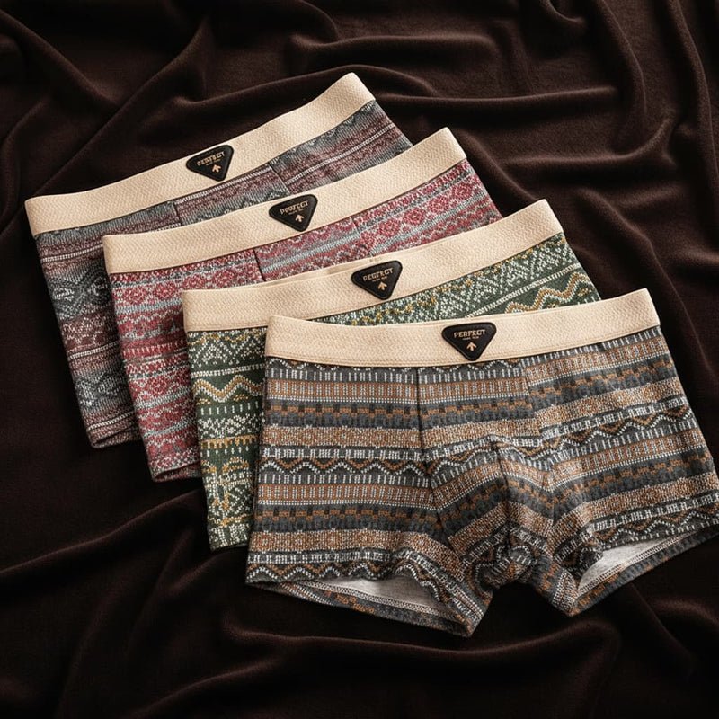 Mosaic Organic Cotton Boxer Briefs Product Image 03