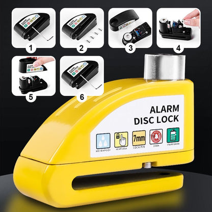 Motorcycle Alarm Disc Lock Alloy Security Pin Product Image 08