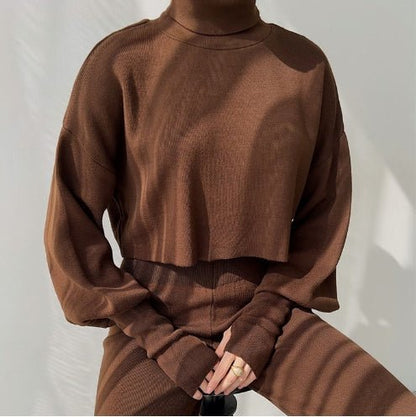 Nadia Turtleneck Knit Lounge Set Product Image 05