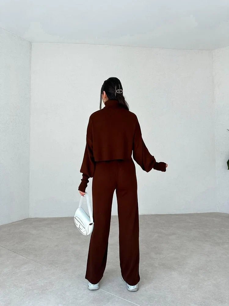 Nadia Turtleneck Knit Lounge Set Product Image 08