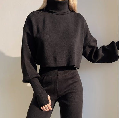 Nadia Turtleneck Knit Lounge Set Product Image 10