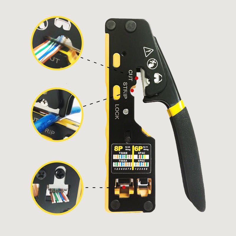 Network Cable Crimper Cutter Stripper Product Image 04