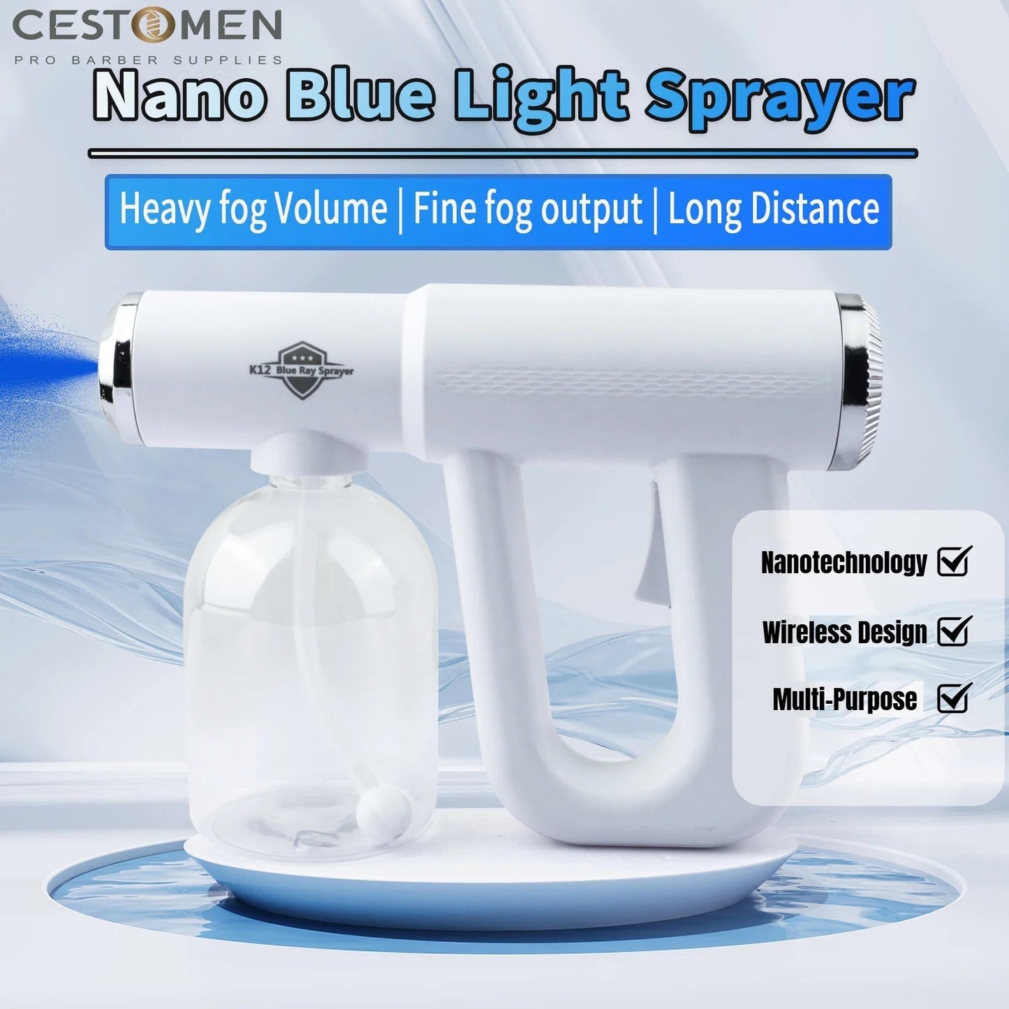 Nimbly Usb Rechargeable 300Ml Fine Mist Spray Gun Product Image 02