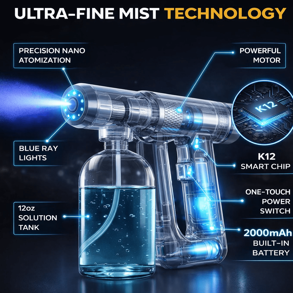 Nimbly Usb Rechargeable 300Ml Fine Mist Spray Gun Product Image 07