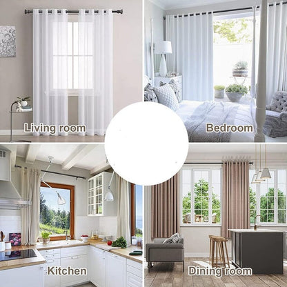 No Drill Metal Curtain Rod Brackets Product Image 04