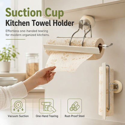 No Drill Suction Paper Towel Holder Product Image 02