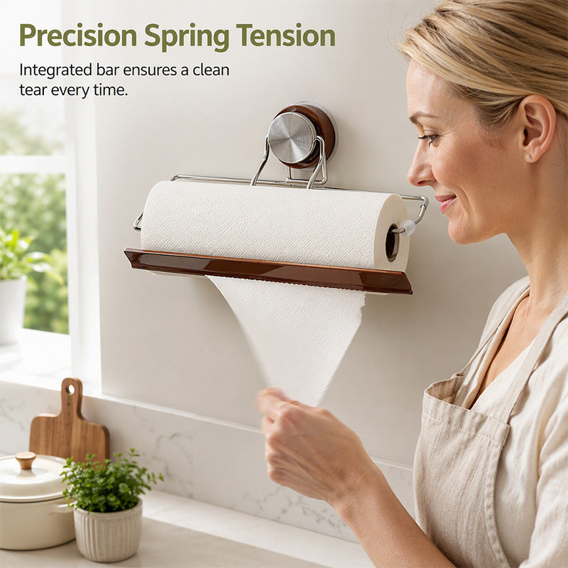 No Drill Suction Paper Towel Holder Product Image 04