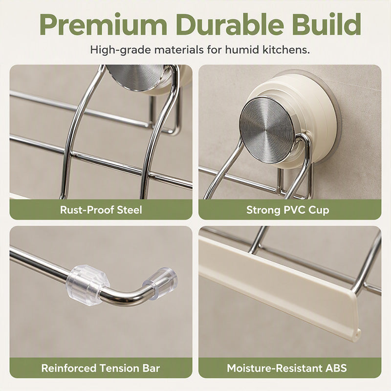 No Drill Suction Paper Towel Holder Product Image 05