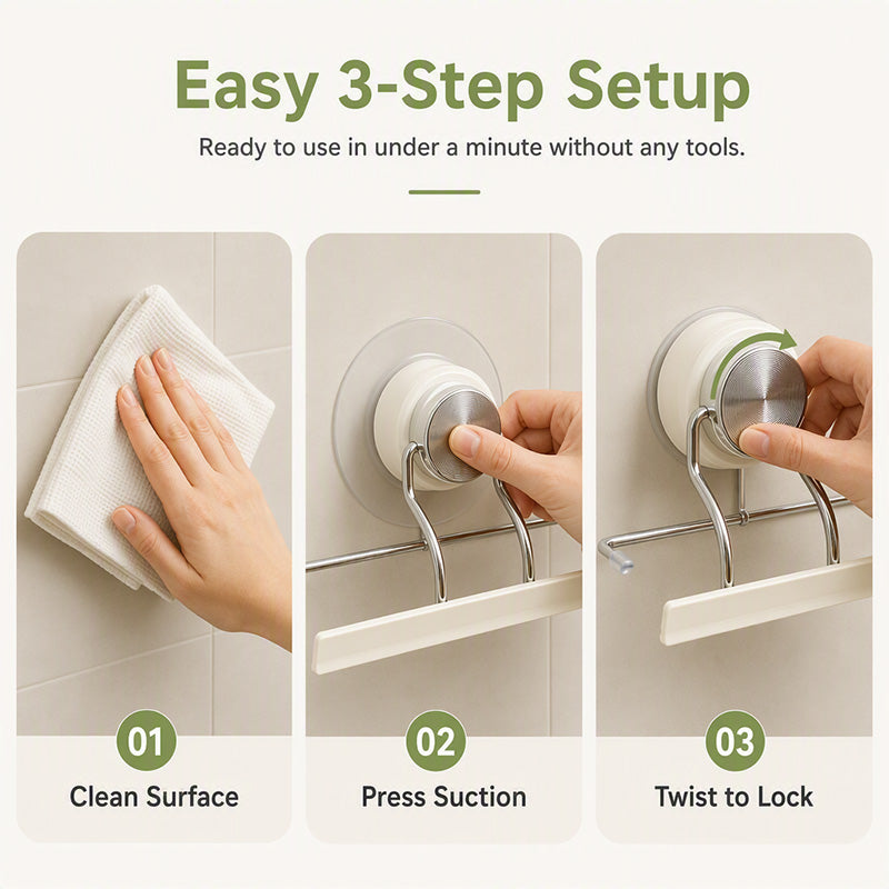 No Drill Suction Paper Towel Holder Product Image 08