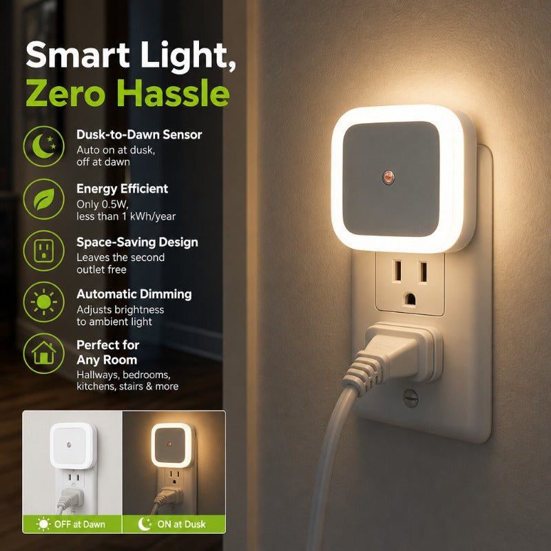Nocturne Plug In Led Wall Night Light Product Image 01