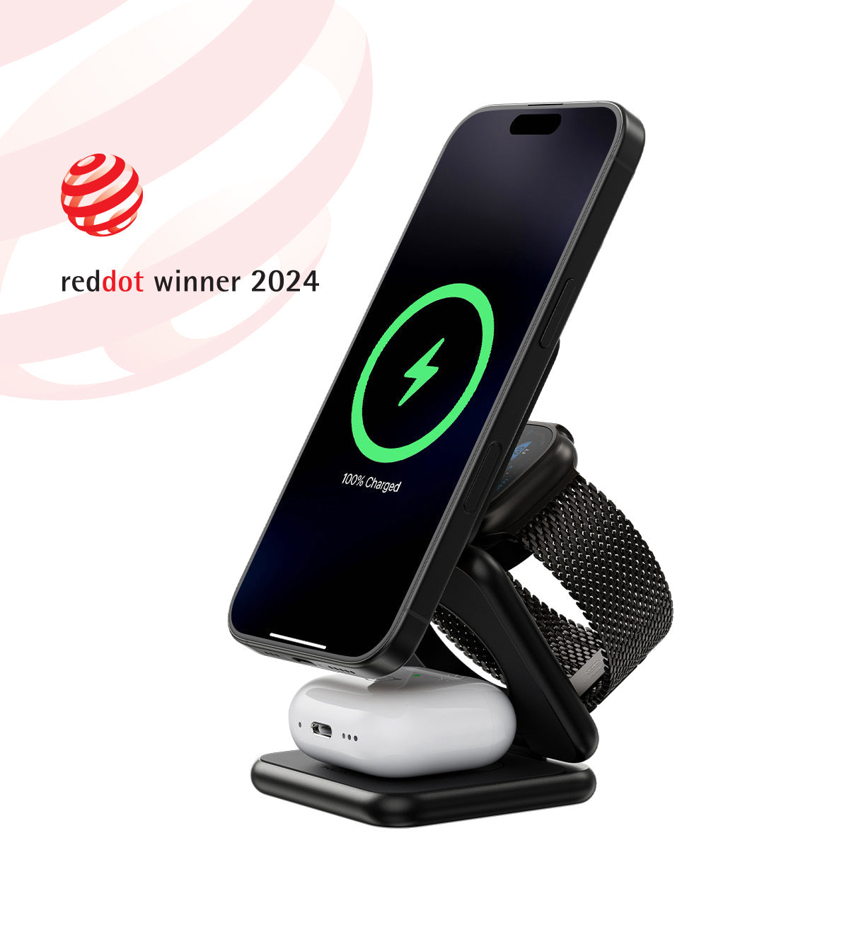 Novacharge Magnetic Wireless Charging Stand Product Image 03