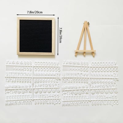 Oak Frame Felt Letter Board Product Image 01