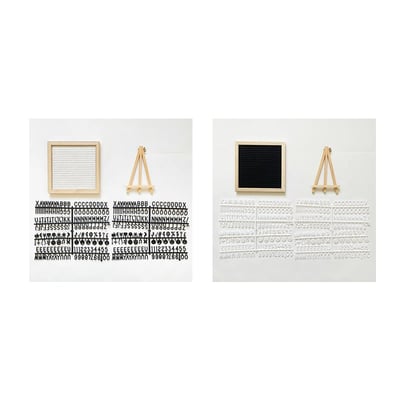 Oak Frame Felt Letter Board Product Image 06