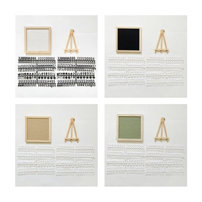 Oak Frame Felt Letter Board Product Image 07