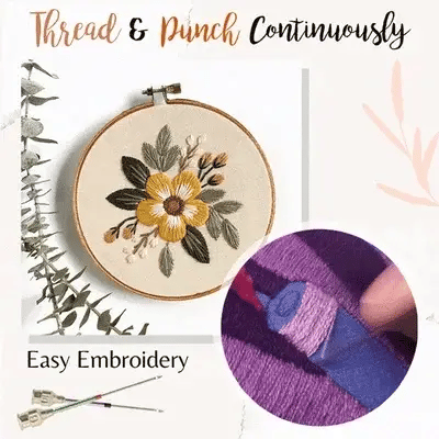 One Step Punch Needle Embroidery Starter Kit Product Image 01