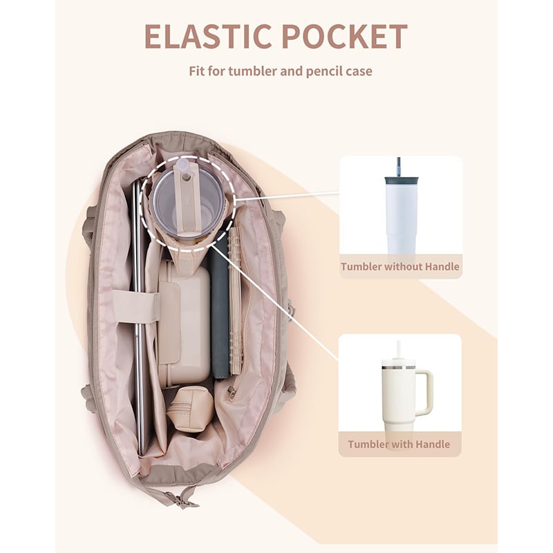 Padded Carryall 20L Tote Cup Pocket Product Image 01