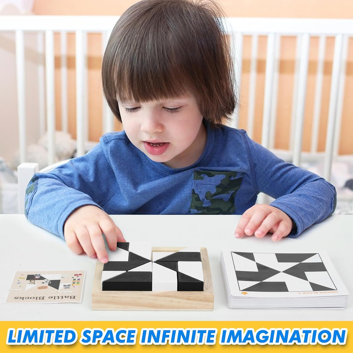 Pattern Path Logic Puzzle Wood Blocks Product Image 07