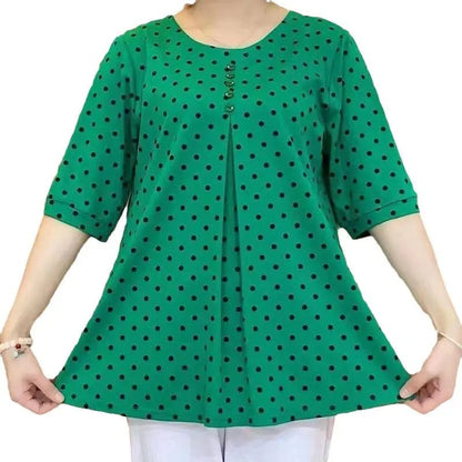 Pebble Dot Polyester Regular Fit Shirt Product Image 06