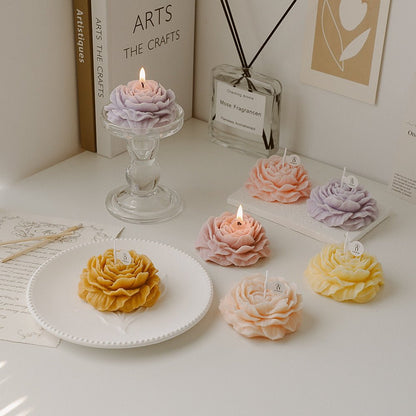 Petal Peony Floral Scented Candle Set Product Image 05