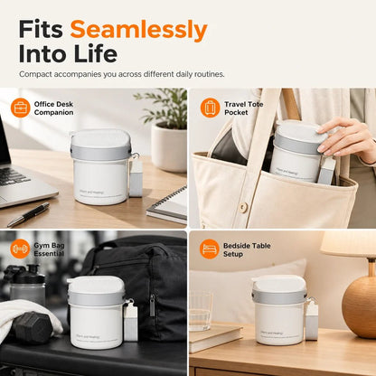 Pocket Pill Organizer Rotating Four Compartments Product Image 07