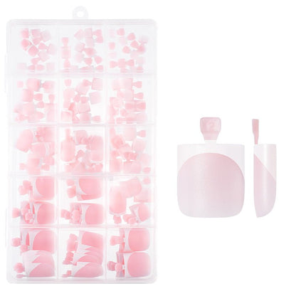 Polished Pedicure Press On Toenail Set Product Image 01