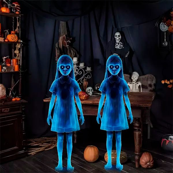 Porchside Shadow Girl Halloween Yard Display Product Image 03