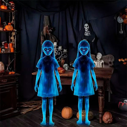 Porchside Shadow Girl Halloween Yard Display Product Image 03