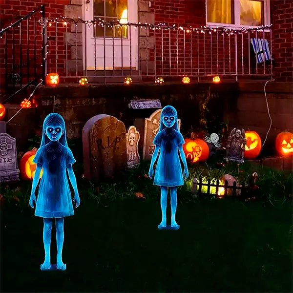 Porchside Shadow Girl Halloween Yard Display Product Image 04