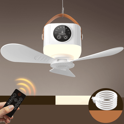 Portable Ceiling Fan Led Remote Timer Product Image 01