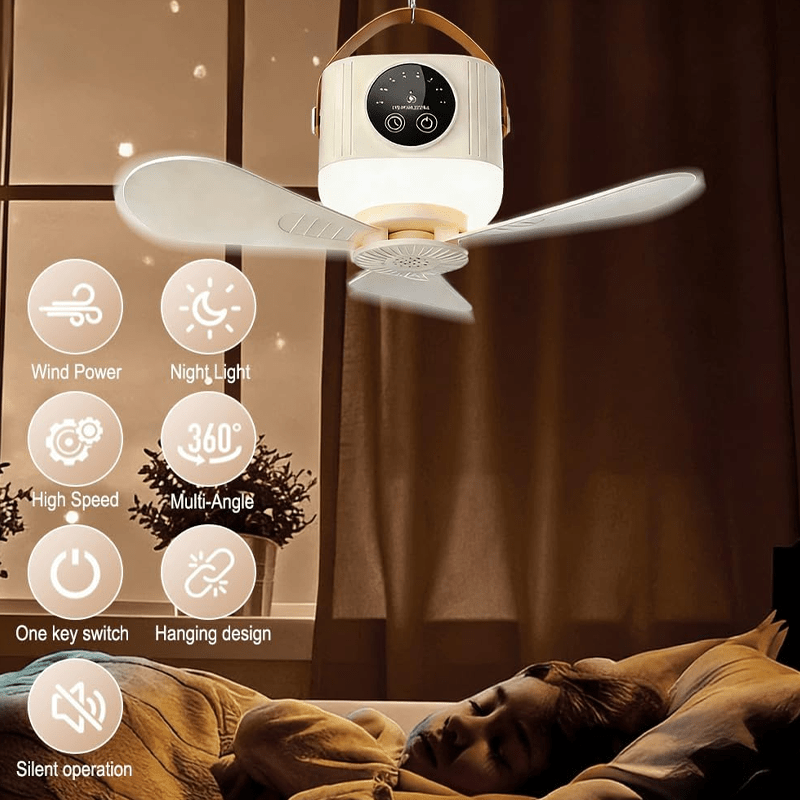Portable Ceiling Fan Led Remote Timer Product Image 03