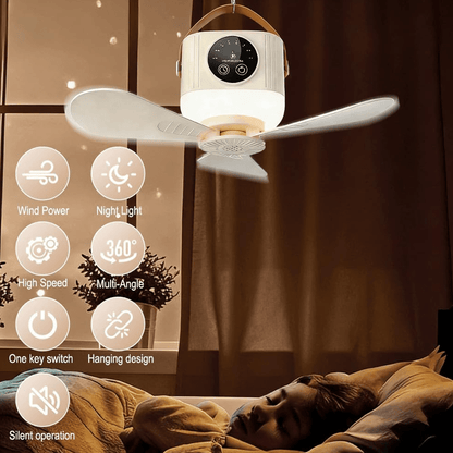 Portable Ceiling Fan Led Remote Timer Product Image 03