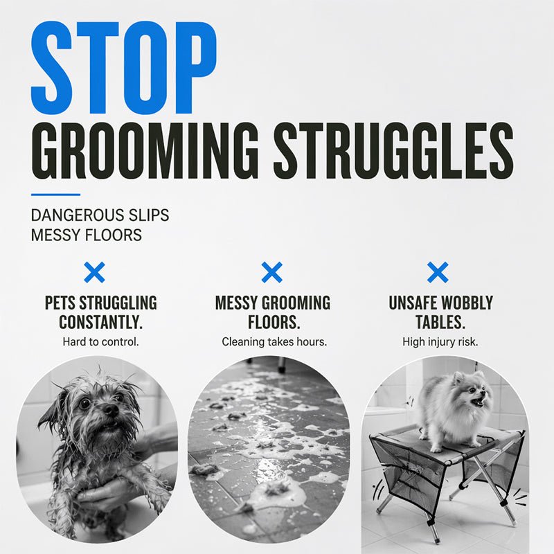 Portable Foldable Pet Grooming Table Hammock Product Image 03