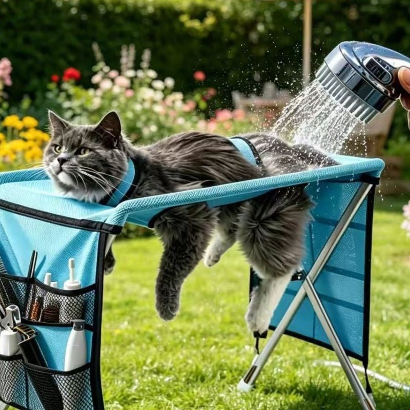 Portable Foldable Pet Grooming Table Hammock Product Image 08