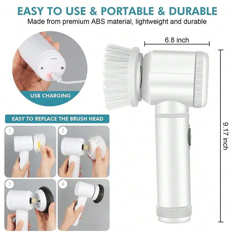 Primo Cordless Electric Scrub Brush Product Image 02