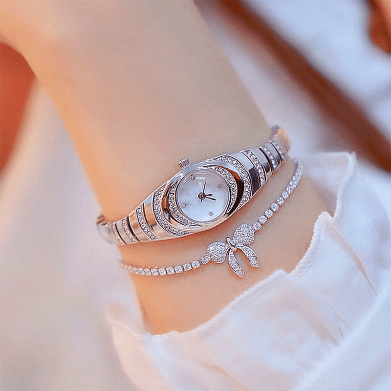 Radiant Rhinestone Bracelet Watch Product Image 05