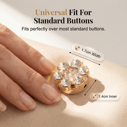 Radiant Snap On Rhinestone Button Covers Product Image 06