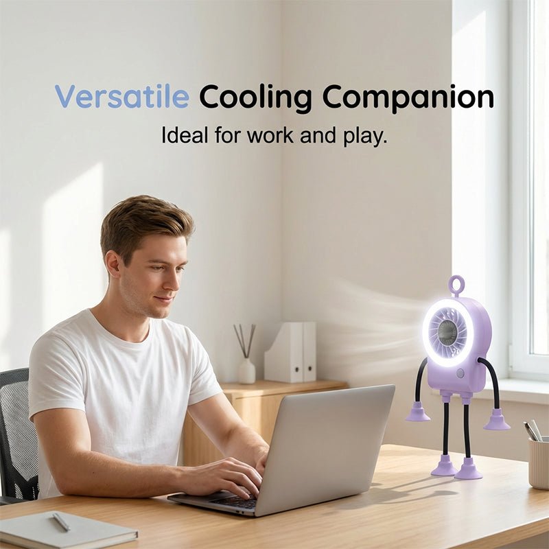 Ravel Bendable Led Desk Fan Product Image 04