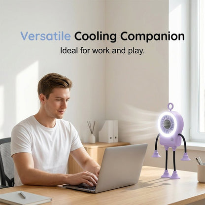 Ravel Bendable Led Desk Fan Product Image 04