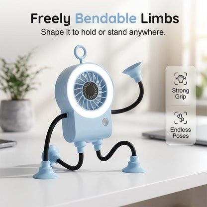 Ravel Bendable Led Desk Fan Product Image 05