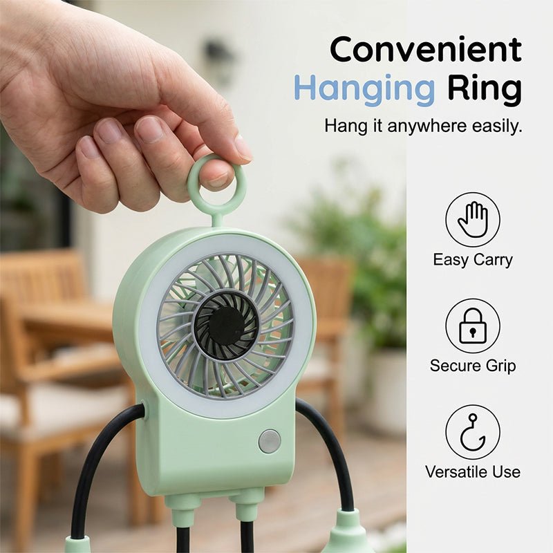 Ravel Bendable Led Desk Fan Product Image 07