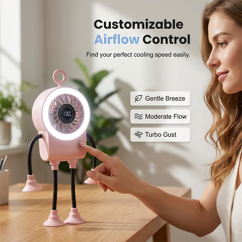 Ravel Bendable Led Desk Fan Product Image 08