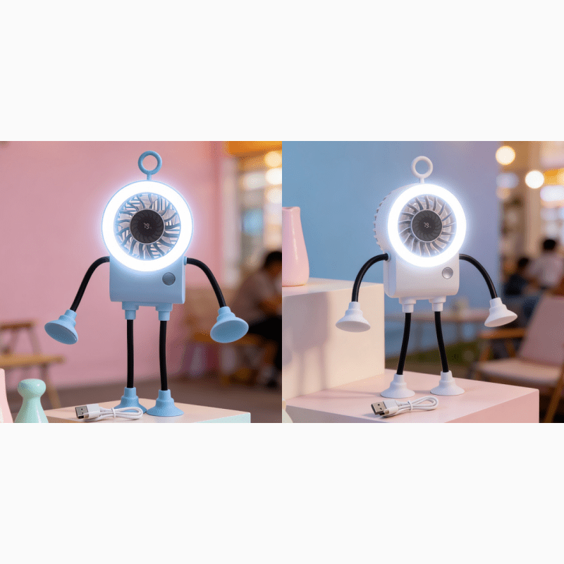 Ravel Bendable Led Desk Fan Product Image 14