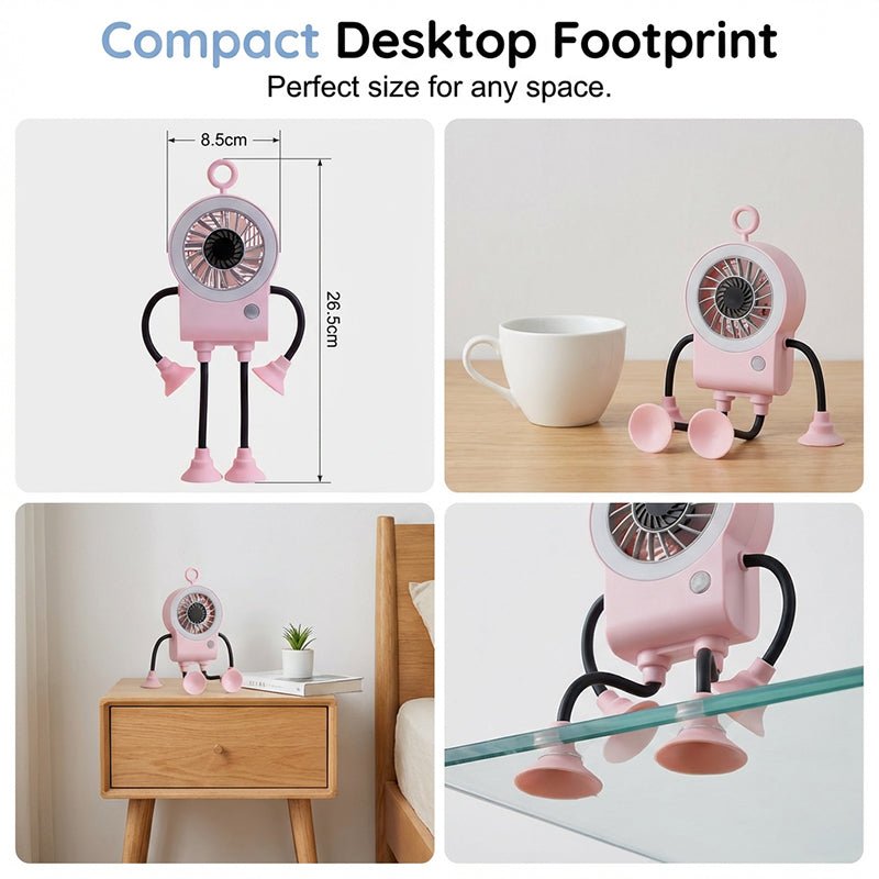 Ravel Bendable Led Desk Fan Product Image 15
