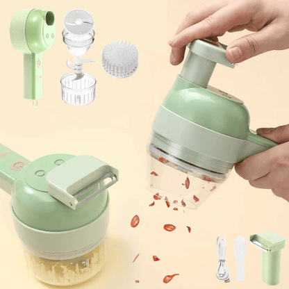Rechargeable Rotary Vegetable Cutter Kit Product Image 01