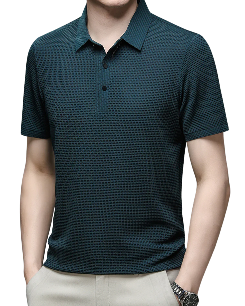 Ridgeway Mens Soft Tailored Polo Shirt Product Image 02