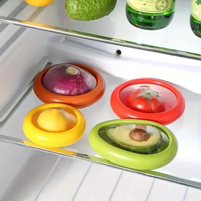 Rivia Silicone Stretch Covers Cut Produce Set Product Image 03