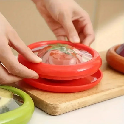 Rivia Silicone Stretch Covers Cut Produce Set Product Image 05